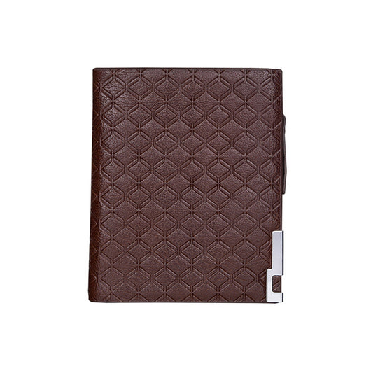 Billetera Compacta para Hombre con Diseño a Cuadros - Image 17