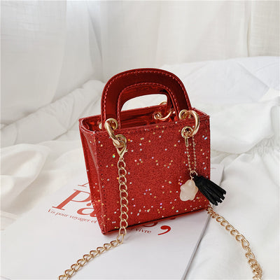 Bolso Infantil con Lentejuelas Brillantes para el Hombro - Image 9