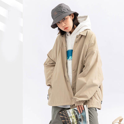 Chaqueta de Trabajo Manga Larga Minimalista para Hombre - Image 8