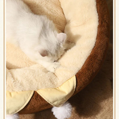 Cama Redonda Acogedora para Gatos y Perros - Colchón Térmico Invierno - Image 19