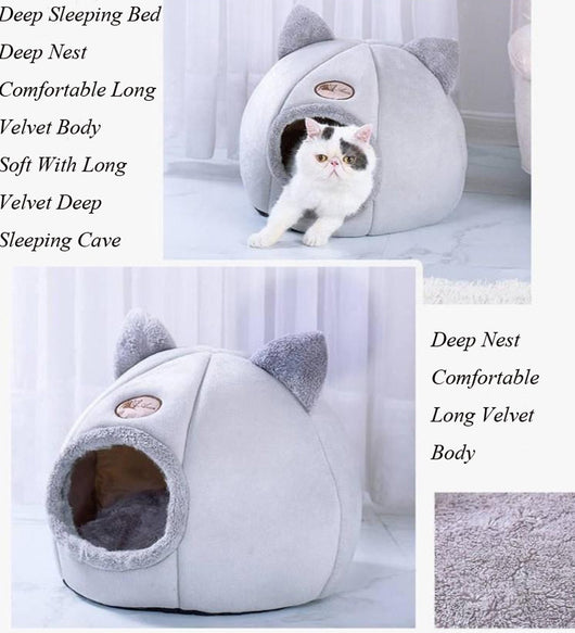 Cama Nido Térmica para Gatos - Sofá Cerrado Grande Impermeable - Image 16