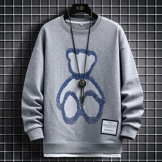 Suéter Casual para Hombre con Diseño Cartoon - Primavera y Otoño - Image 22