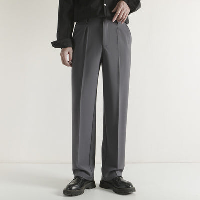 Pantalón de Traje Recto Casual Holgado para Hombre - Image 16
