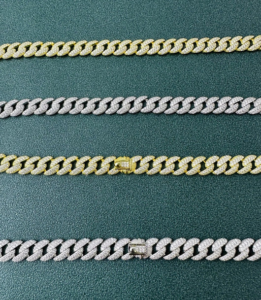 Cadena Cubana de Diamantes Completos Estilo Europeo y Americano - Image 20