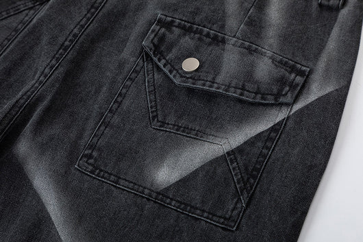 Pantalones Vaqueros Rectos Metal Spray High Street - Estilo Urbano - Image 4