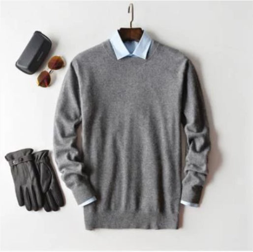 Suéter de Cachemira para Hombre - Cuello V y Redondo Premium - Image 7