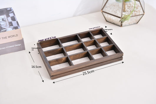Organizador de Joyas de Madera con 3 Niveles - Perchero para Aretes, Collares y Relojes - Image 10