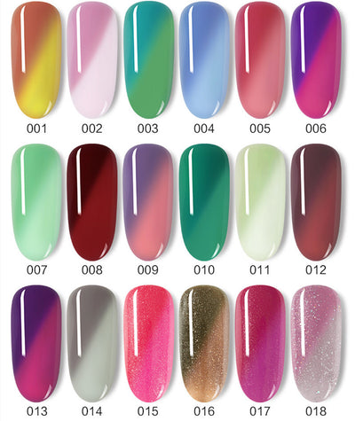 Esmalte de Uñas Termocromático Impermeable - Colores Otoño Invierno - Image 4