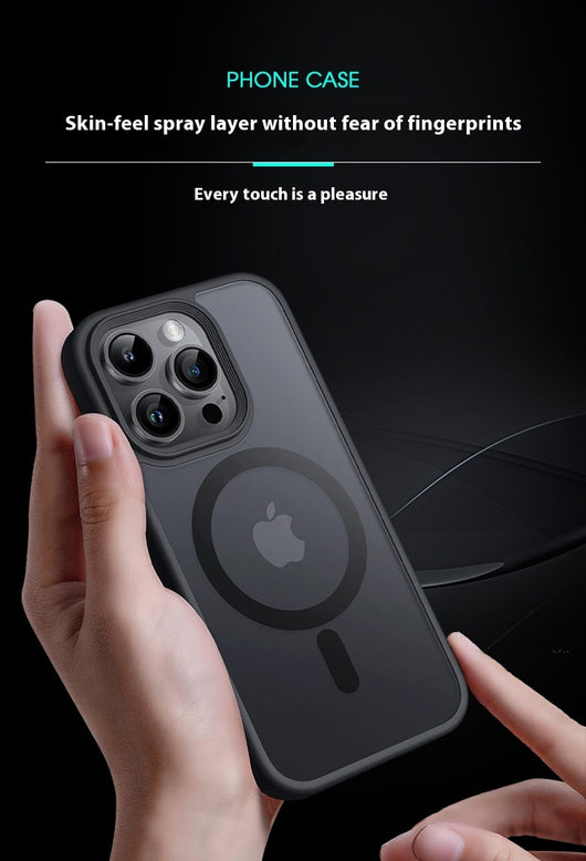 Funda iPhone 15 Pro Max con Efecto Mate, Amortiguación de Aire y Protección Magnética - Image 14