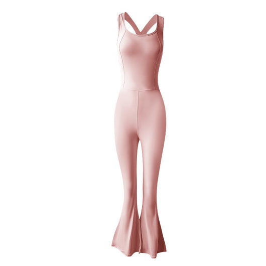 Jumpsuit Yoga con Espalda Abierta y Sostén Integrado - Image 5