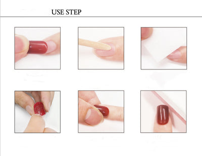Set de 24 Uñas Postizas Nude Metalizado Mate - Image 12