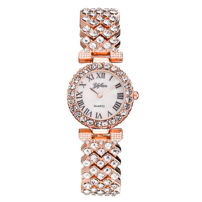 Reloj de Mujer Diamantes Escala Romana Elegancia Clásica - Image 16