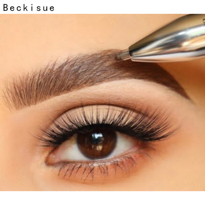 Lápiz de Cejas Giratorio 4 en 1 con Perlas Rotativas - Image 2