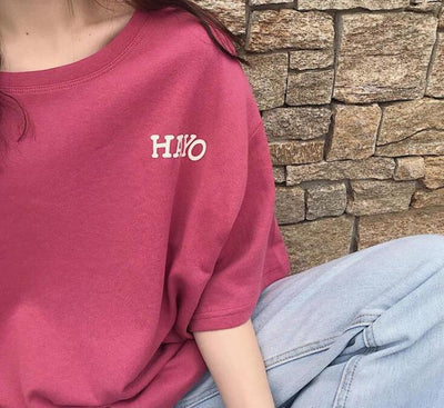 Playera de Algodón para Mujer con Letras - Manga Corta - Image 3