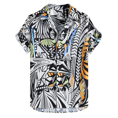 Camisa Estampada con Solapa - Image 5
