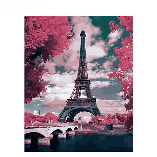 Cuadro de Paisaje al Óleo sin Marco DIY 40x50 - Pintura Wholesale Digital - Image 9