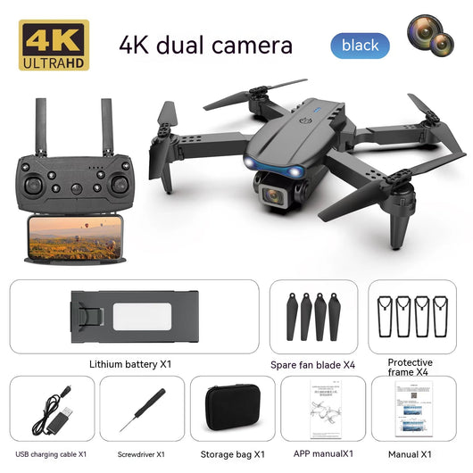 Dron E99pro 4K Dual Cámara con Visión Panorámica Triple - Image 8