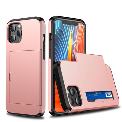 Funda iPhone 12 con Deslizador de Tarjetas - Protección Antigolpes - Image 4