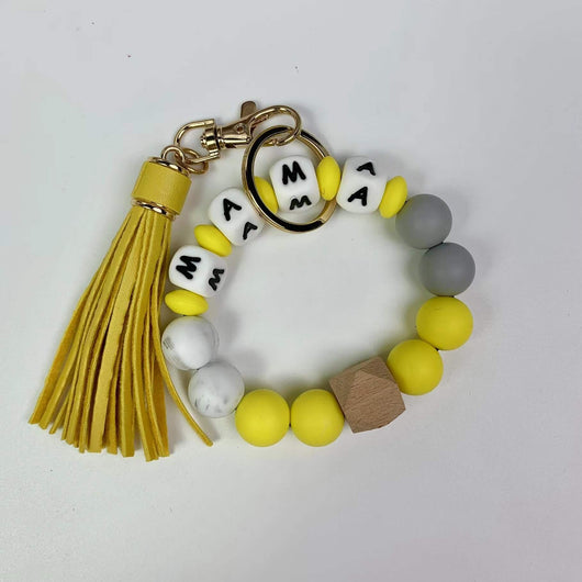 Set de Pulsera Llavero con Bolsa de Bolas de Pelo - Accesorios 4 en 1 - Image 44