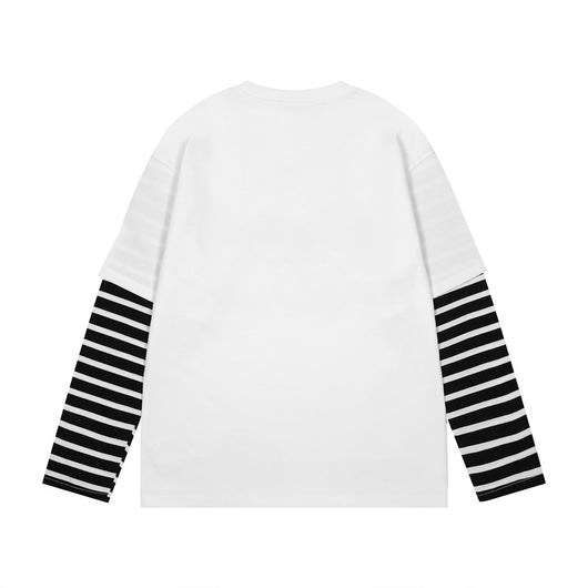 Camiseta Manga Larga con Rayas de Costura para Hombre - Image 16