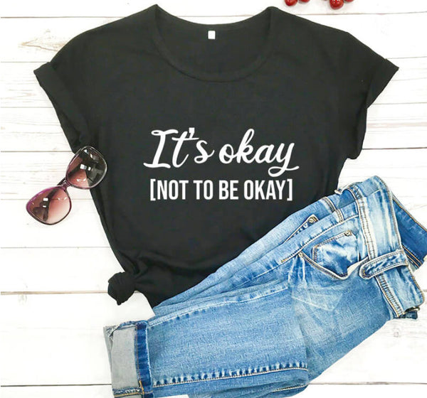 Playera Casual Está Bien No Ser Perfecto