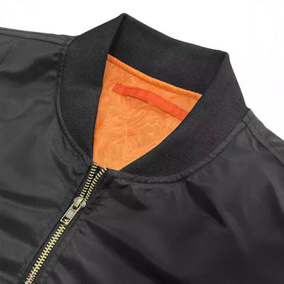 Chaqueta Piloto Deportiva para Hombre - Estilo Baseball con Cierre - Image 4