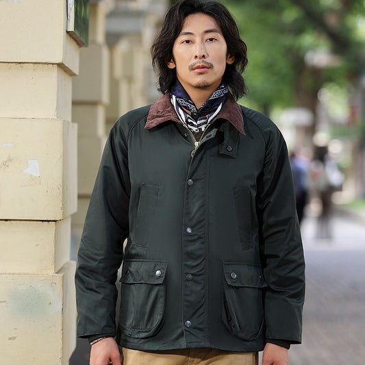 Chaqueta Safari Impermeable de Cera - Abrigo Tipo Trinchera Resistente