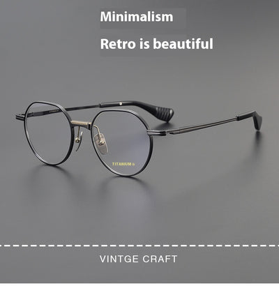Gafas Vintage Redondas en Titanio Ultra Ligero Puro - Image 16