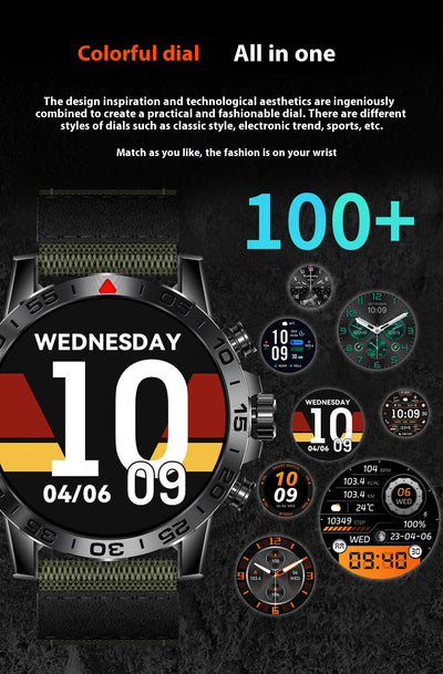 Reloj Inteligente con Llamadas Bluetooth, Monitoreo Cardíaco y Múltiples Deportes - Image 21