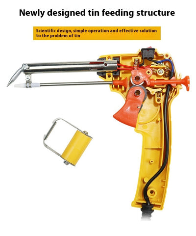 Pistola Soldadora Eléctrica con Alimentación Automática de Estaño - Image 18