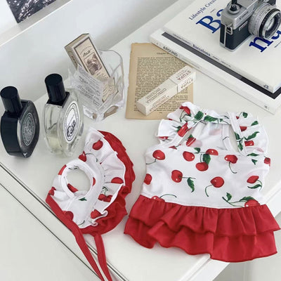 Vestido Traje de Baño Infantil Diseño Cereza Adorable - Image 16