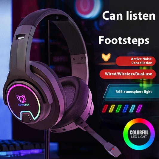 Auriculares Inalámbricos Gaming con Micrófono y Cancelación de Ruido