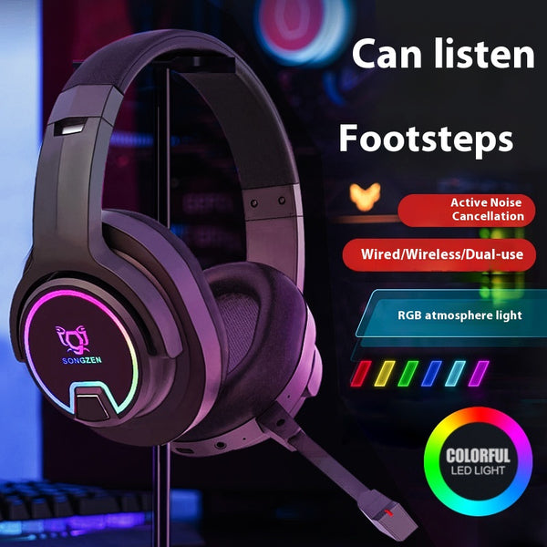 Auriculares Inalámbricos Gaming con Micrófono y Cancelación de Ruido