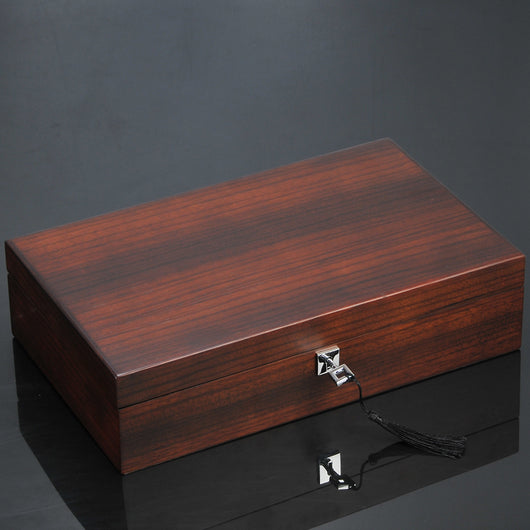 Caja Relojera de Madera de Olmo Estilo Ruso - Image 8