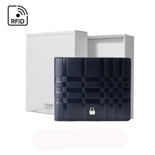 Billetera Delgada para Hombre con Múltiples Compartimentos y Diseño Rayado - Image 5