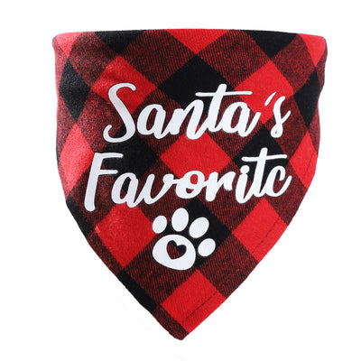 Pañuelo Triangular Navideño para Mascotas - DIY Babero Absorbente para Perros - Image 2