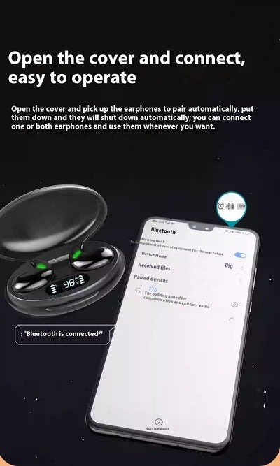 Auriculares Inalámbricos Invisibles para Dormir y Descanso - Image 11