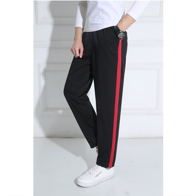 Pantalones de Chándal Holgados Negro Puro - Image 26