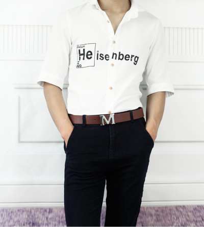 Cinturón Casual para Hombre con Hebilla M Blanco Puro - Estilo Juvenil - Image 12