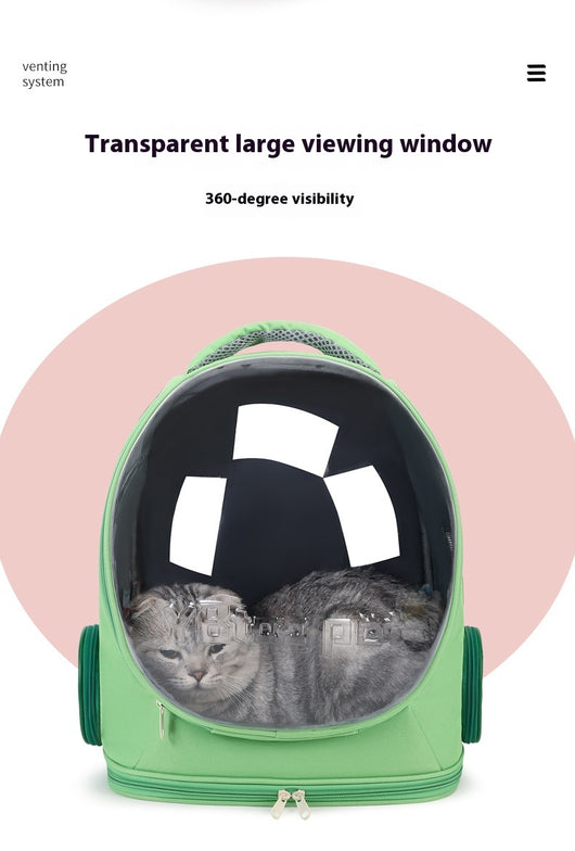 Mochila Transportín Espacial para Gatos - Gran Capacidad y Transpirable - Image 8