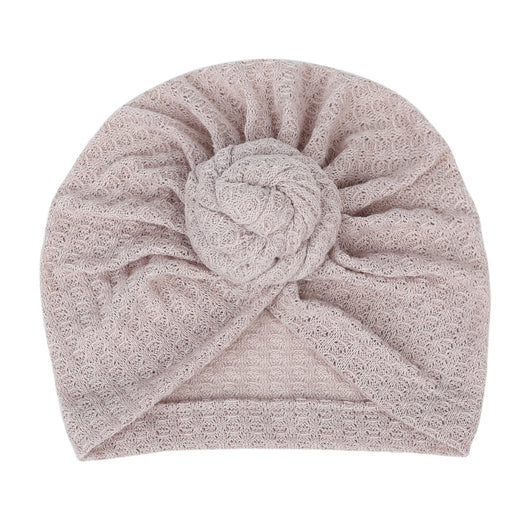 Gorro de Bebé Waffle Liso con Elástico Ajustable - Image 5