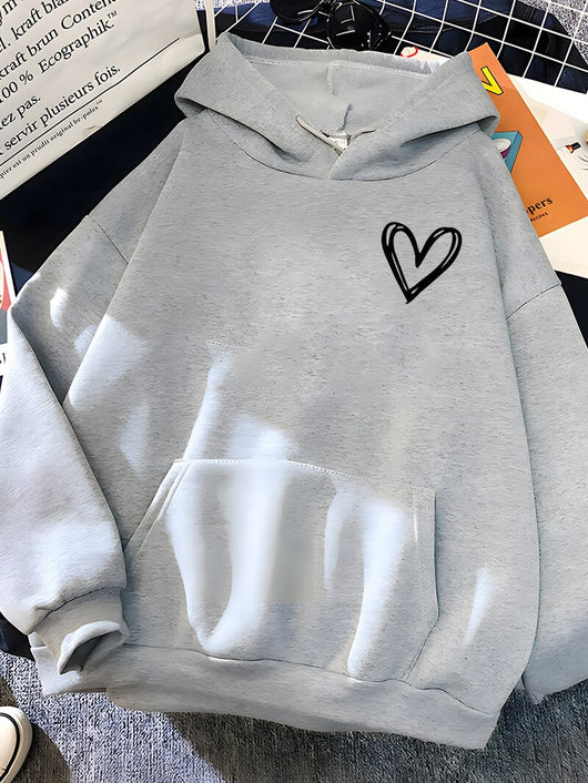 Sudadera con Capucha Estampado 3D Planeta Love - Diseño de Pareja Unisex - Image 30