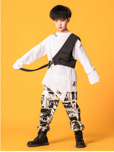 Traje Hip-Hop Infantil: Estilo Urbano y Personalidad - Image 4