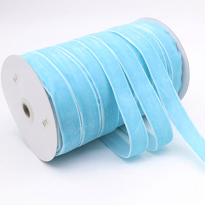 Cinta de Terciopelo de Color Liso para Manualidades y Decoración - Image 12