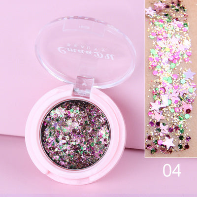 Sombra de Ojos con Purpurina Monocromática y Lentejuelas - Image 9