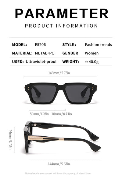 Gafas de Marco Cuadrado Beige Estilo Europeo - Reloj de Tendencia Chic - Image 23