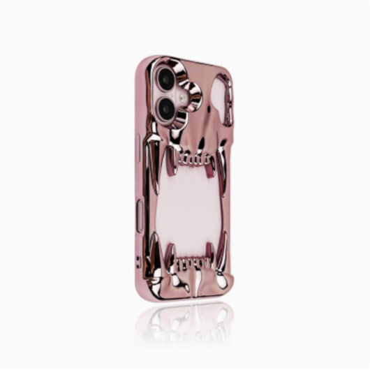 Funda para Celular Calavera Tigre Plateada con Electroplating Hueco - Image 6
