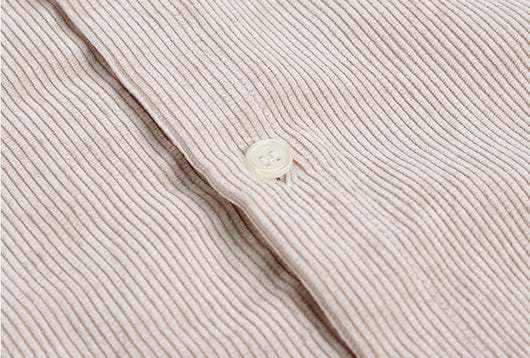 Camisa de Pana Manga Larga para Hombre - Abrigo Casual - Image 15