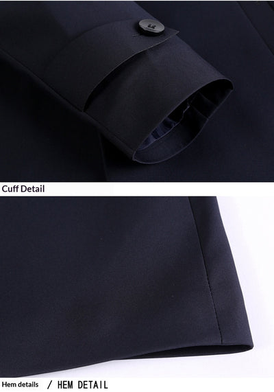 Abrigo Trench Coat Ejecutivo Largo para Hombre - Image 18