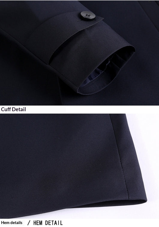 Abrigo Trench Coat Ejecutivo Largo para Hombre - Image 18